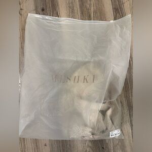 MESHKI- Meilani Low Back Diamante Mesh Mini Dress